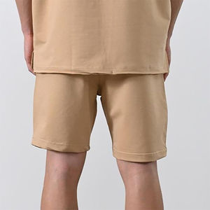 Pantalones Cortos Deportivos de Felpa de Algodón OEM/ODM, Casuales, Holgados, con Cintura Elástica, Estilo Urbano, Transpirables, para Hombre - Product Image 2