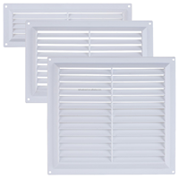 Couvercle de grille d'aération en plastique blanc Grille d'aération en plastique blanc