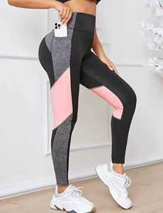 Leggings noirs taille haute, longueur intégrale, tricotés, décontractés, extensibles, respirants, écologiques, légers, pantalons de yoga pour femmes - Product Image 4