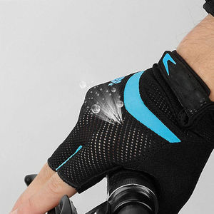 Gants de cyclisme unisexes sans doigts, antidérapants, absorbant les chocs, respirants - Product Image 4