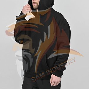 Derniers modèles de sweats à capuche oversize pour hommes, style streetwear, vente en gros, design personnalisé, sweats à capuche oversize pour hommes en promotion - Product Image 2