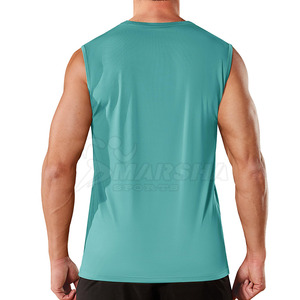 เสื้อกล้ามออกกำลังกายสำหรับผู้ชาย สไตล์ใหม่ล่าสุด คุณภาพดี สีพื้นหลากหลาย ผลิตตามสั่งได้อย่างเต็มที่ - Product Image 4