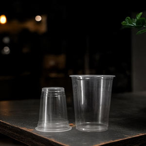 Gobelets en plastique PP jetables écologiques, design à paroi simple, option de logo personnalisé, diamètre 95 mm, fabricant à Hanoï pour le café - Product Image 5