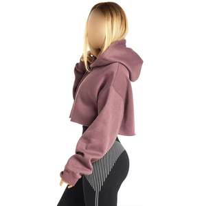 Hoodies courts pour femmes de haute qualité, nouveau design personnalisé, prix de gros - Product Image 3