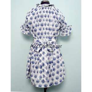 Chemise pour femme 100% coton pur, tissu de haute qualité, imprimé floral, écologique, vêtements décontractés d'été - Product Image 6