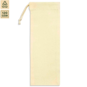 ถุงของขวัญใส่ขวดไวน์ผ้าฝ้าย 120 GSM บรรจุภัณฑ์ของขวัญไวน์ ขนาด 12x33 ซม. แบบแบน พิมพ์โลโก้ตามสั่ง ขายส่ง OEM แบรนด์ส่วนตัว รุ่น SS297A - Product Image 1