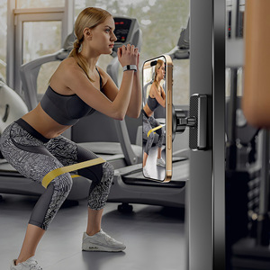 ที่ยึดโทรศัพท์มือถือแบบแม่เหล็กสำหรับรถกอล์ฟ หมุนได้ 360 องศา พร้อมโลโก้สั่งทำพิเศษ ที่ยึดโทรศัพท์แบบแม่เหล็กคู่ขนาดเล็ก ยืดหยุ่นได้ สำหรับใช้ในยิม - Product Image 6