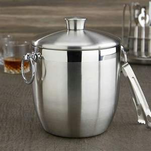 Seau à glace en métal contemporain pour vin et champagne, refroidisseur de boissons élégant, parfait pour la maison, la cuisine, le restaurant, l'hôtel, la restauration - Product Image 6