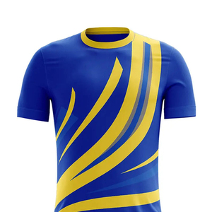 Maillot de football Elite Blackout avec imprimé graphique ligne dorée, kit de qualité professionnelle, entraînement d'équipe, unisexe, manches courtes, polyester respirant - Product Image 4