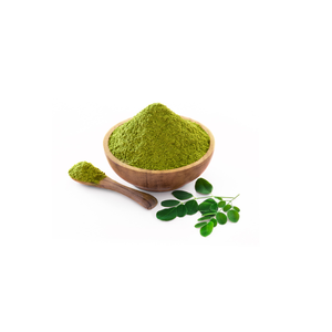 Poudre de feuilles de Moringa de qualité alimentaire OEM, 99 % pure, culture sauvage, supplément à base de plantes, extrait par solvant - Product Image 1