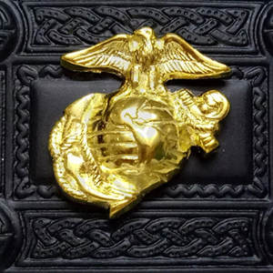 Hebilla de cinturón tradicional escocesa con insignia estadounidense, diseño de nudo celta, color negro azabache, accesorios irlandeses - Product Image 6