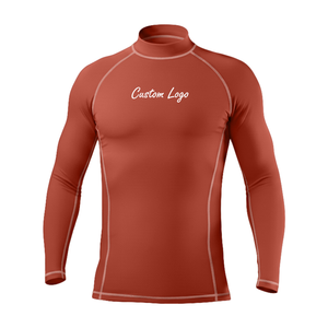 Camiseta de Compresión Personalizada con Estampado Digital 100% Algodón para Hombre, Protección UV, para Surf, Buceo, BJJ, MMA, Gimnasio - Product Image 6