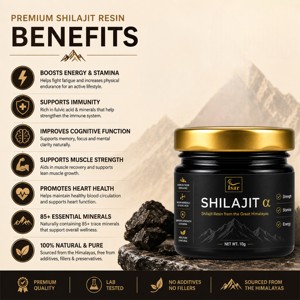 Résine de Shilajit de l'Himalaya Premium 10g, Résine de Shilajit 100% Pure, Résine Minérale Authentique d'Origine Montagne, Riche en Acide Fulvique - Product Image 5