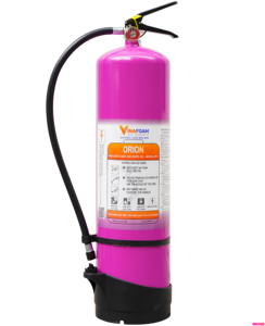 Extincteur au lithium-ion OR-9 9L avec agent Orion 2A 89B homologué pour la sécurité incendie des véhicules électriques Nouvelle technologie Vinafoam - Product Image 1