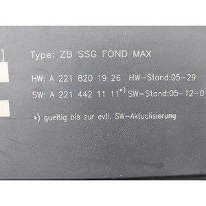 ECUs et modules informatiques d'occasion de classe S A2218705485 - Product Image 6