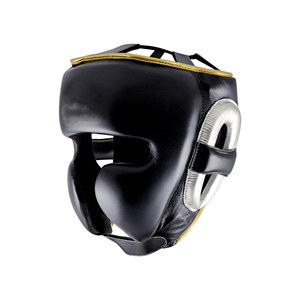 Protector de Cabeza Profesional para Boxeo y MMA, de Cuero, con Logotipo Personalizado, Protección Facial Completa, Transpirable, Resistente al Desgaste, Unisex, para Entrenamiento - Product Image 3