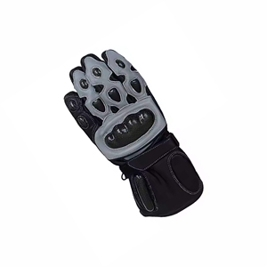 Fabrication professionnelle, designs et logos personnalisés, gants de moto en cuir véritable, protection, imperméables, gants de course d'aventure - Product Image 6