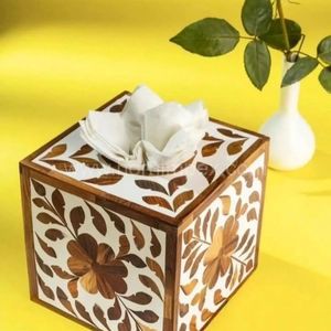 ที่ใส่กระดาษทิชชูทำมือจากกระดูก - Product Image 2