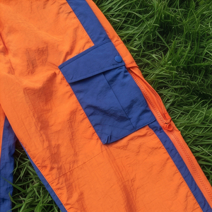 Midweight Breathable Eco-Friendly Windbreaker <b>Jogger</b> Pants <b>Men</b> Waterproof Outdoor Sportswear <b>Nylon</b> Elastic Waist Summer Casual - Product Image 4