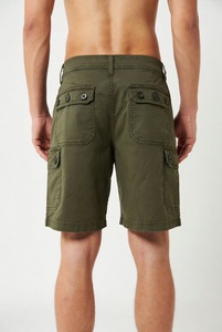Mens <b>Tactical</b> Cargo <b>Shorts</b> with Multiple Pockets Durable Ripstop Fabric Quick Dry Summer Outdoor Adventure Wear in Khaki - Product Image 3