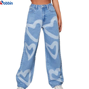 Pantalones Vaqueros Cargo Personalizados para Mujer, Cintura Media, Pierna Ancha, con Bolsillos, Algodón Ecológico y Transpirable - Product Image 5