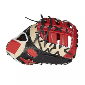 OEM ODM Leather Baseball Fielding Gloves Adjustable Wrist <b>Strap</b> For Baseball Club School And Team Practice - Product Image 3