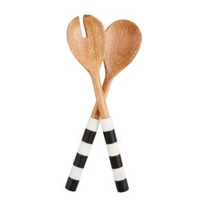 Juego de Cubiertos de Madera en Oferta, Servidores de Ensalada Hechos a Mano, Ecológicos, Personalizables, Aptos para Lavavajillas, Reutilizables, Utensilios de Cocina de Alta Calidad - Product Image 2