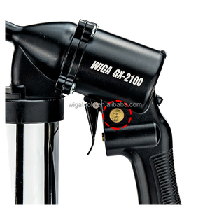Pistolet à graisse pneumatique en alliage d'aluminium GX-2100, 150 g/min, buse haute pression, lubrification continue - Product Image 2