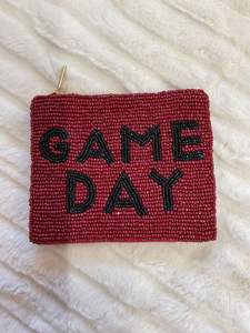 Porte-monnaie élégant et de haute qualité, orné de perles, design Boo, mini sac à fermeture éclair, design stylé et tendance. - Product Image 5