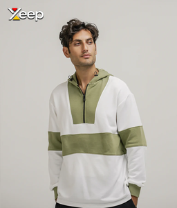 Sweat à capuche décontracté pour homme XEEP personnalisé avec imprimé frontal, coupe régulière, respirant, séchage rapide, avec poche, polyester/coton, idéal pour l'entraînement hivernal - Product Image 1