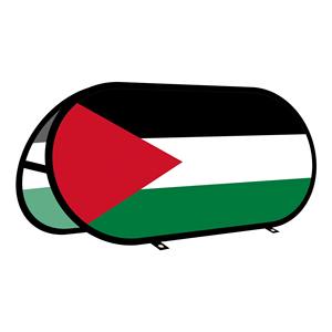 ธงและป้ายโฆษณาแบบพับได้แนวนอนสำหรับงานแสดงสินค้า นิทรรศการกลางแจ้ง และงานกีฬา - Product Image 2