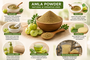 Poudre d'extrait d'Amla 100% naturelle de haute qualité pour cosmétiques et croissance des cheveux, qualité alimentaire, Terra Bio Naturals, durée de conservation de 2 ans - Product Image 4