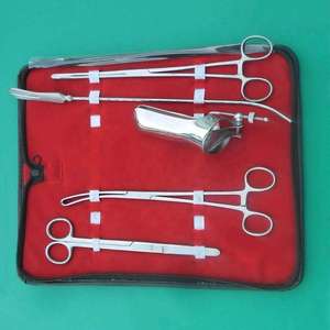 Ensemble d'instruments chirurgicaux pour dispositifs intra-utérins certifiés CE ISO, en acier inoxydable, kit gynécologique et obstétrical par Dentavex - Product Image 5