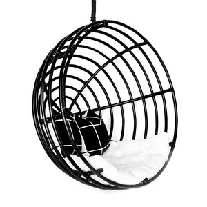 Chaise de jardin en rotin pour la détente en plein air, chaise suspendue en cannage naturel, best-seller. - Product Image 1
