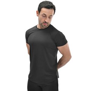 Men's <b>Black</b> Short Sleeve <b>T</b> <b>Shirt</b> Crew Neck Slim Fit <b>Plain</b> Casual Basic Tee Solid Color Everyday Top Lightweight Men's Clothing - Product Image 1