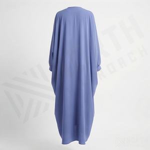 ชุดกิโมโนแบบ OEM ปี 2025 เสื้อคลุมอาบายะ ผ้าโพลีเอสเตอร์เนื้อนุ่ม ยืดหยุ่นสูง หนาขึ้น สำหรับผู้หญิงมุสลิม คอวี แขนยาว เหมาะสำหรับงานปาร์ตี้ รอมฎอน งานแต่งงาน - Product Image 2