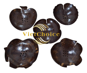 Jabonera artesanal de cáscara de coco Vietchoice, personalizable, sostenible, para jabón de baño, para spa y hotel - Product Image 6