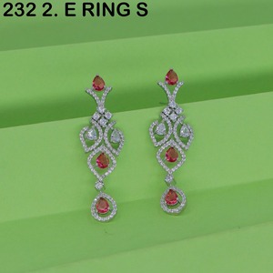 Boucles d'oreilles classiques tendance MIJ plaquées argent pour femmes, boucles d'oreilles fines plaquées argent, boucles d'oreilles à clous géométriques tendance plaquées argent - Product Image 1