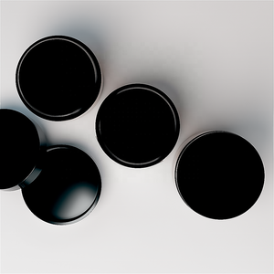 INNORHINO-tarro de plástico de esquina redonda personalizado, contenedor transparente negro de 2oz, 3oz, 4oz, 5oz, 8oz, 500ml, 1000ml - Product Image 2