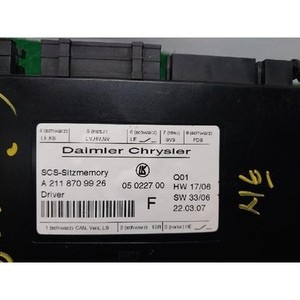 ECU และโมดูลคอมพิวเตอร์มือสองสำหรับรถยนต์ E-class รุ่น A2118709926 - Product Image 5