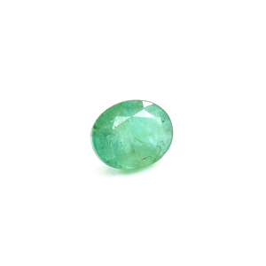 Émeraude ovale naturelle du Zambie 1,27 ct, pierre précieuse naturelle à facettes, prête à l'emploi pour la fabrication de bijoux - Product Image 2
