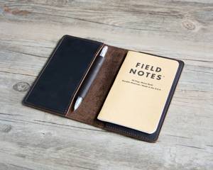 Funda Protectora para Cuaderno A5, Estilo Ejecutivo, de Cuero Genuino, Resistente, a Prueba de Olores, Recargable, Organizador para Oficina - Product Image 1