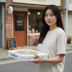 Wholesale Custom Printing Personalized <b>Pizza</b> <b>Box</b> for Food Packaging <b>Pizza</b> <b>Box</b> for Takeaway and Delivery Service - Product Image 6