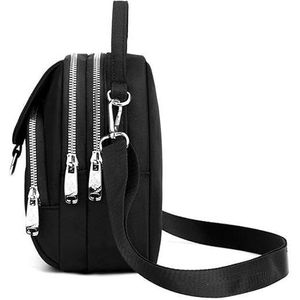 Sac à bandoulière simple en nylon pour femme, sac à main multi-poches pour le travail - Product Image 3