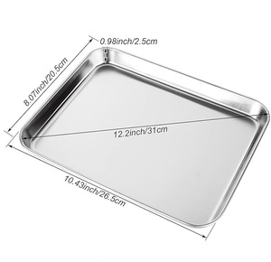 Bandeja de acero de alta calidad para instrumentos quirúrgicos, reutilizable, para uso profesional médico y dental. - Product Image 4