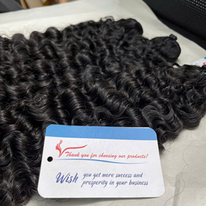 Paquetes de Cabello Humano Remy Rizado Birmano al por Mayor, Doble Trama, Negro Natural, Cabello Vietnamita - Product Image 4