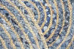 Tapis écologiques en jute et denim, faciles à nettoyer, pour chambre et salon - Product Image 5