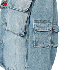 Chaqueta Vaquera Personalizada de Primera Calidad Ryan Pro Gear para Hombre, Cierre de Botones, Acolchada, de Secado Rápido, Diseño ODM - Product Image 4