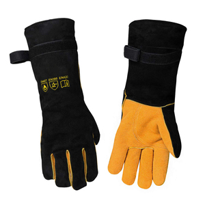 Guantes de Soldadura de Cuero de Alta Calidad, Ecológicos, Ligeros, de Uso Diario, Estilo Sencillo, Protegen las Manos de Chispas, Calor y Cortes de Metal - Product Image 1