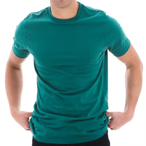 เสื้อยืดคุณภาพสูงสำหรับผู้ชาย ขายดี ผลิตอย่างดี สีพื้น รุ่นใหม่ วัสดุทนทาน - Product Image 5